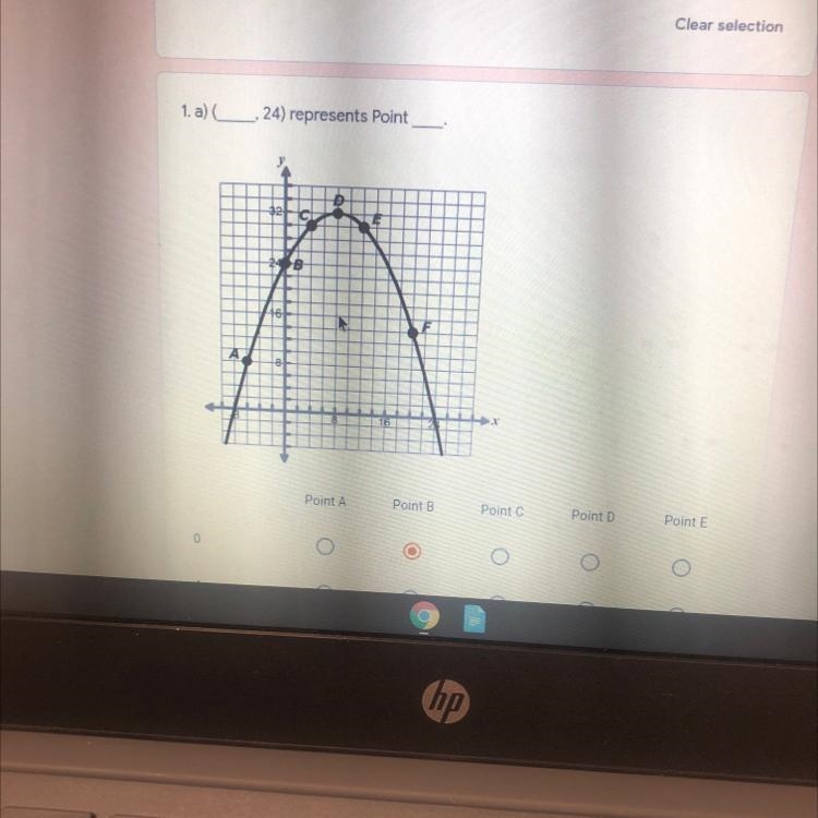 1. a), 24) represents Point-example-1