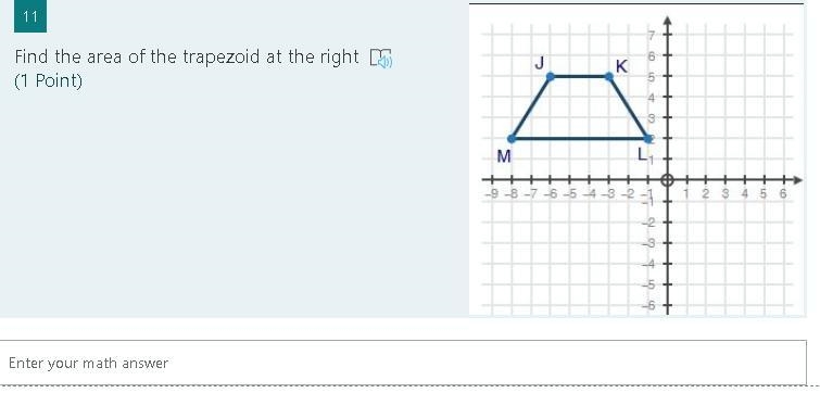 Find the area of the trapezoid at the right-example-1