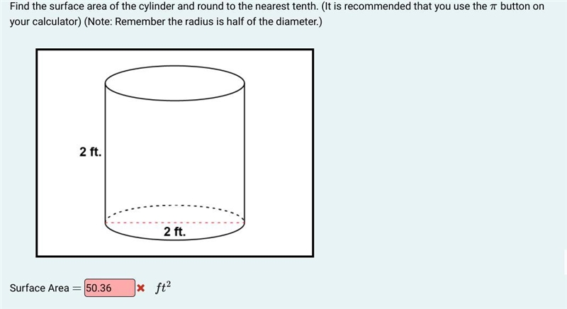 The surface area of a cylinder?-example-1