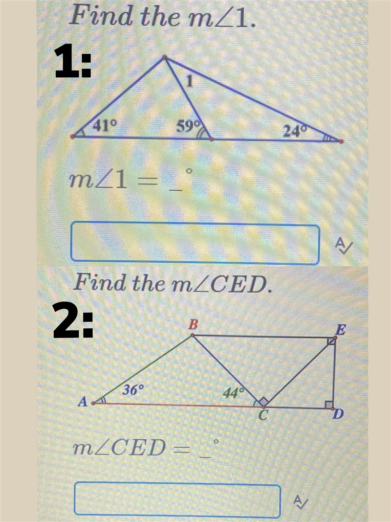 PLEASE HELP ME WITH THESE TWO PROBLEMS ASAP !!!!!!! PLS-example-1