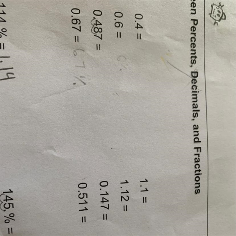 I have to convert decimal to percent-example-1