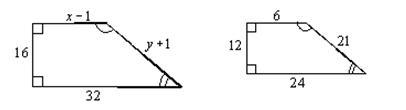 The polygons are similar. but they are not necessarily drawn to scale. Find the value-example-1