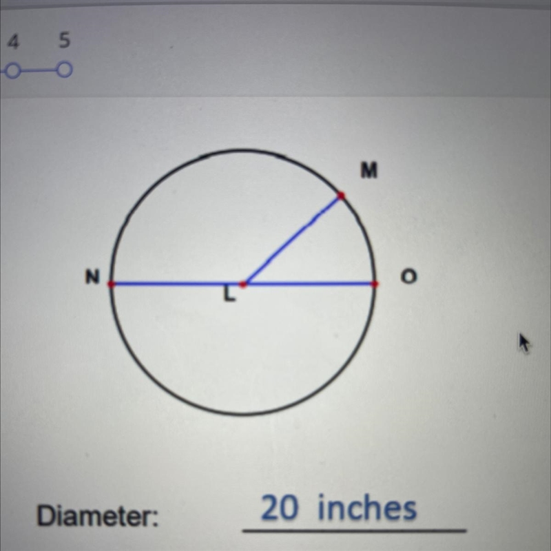 Diameter: 20 inches Use the image above to calculate the CIRCUMFERENCE of the circle-example-1