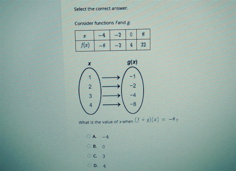 Help plzzz Select the correct answer. ​-example-1