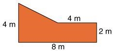 What is the area of the figure? 20 m2 24 m2 32 m2 can't be determined-example-1