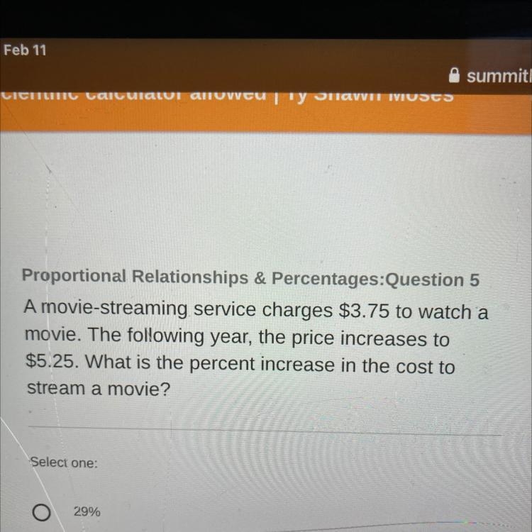 A movie-streaming service charges $3.75 to watch a movie. The following year, the-example-1