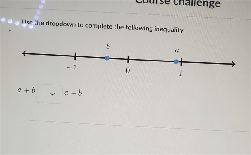 Use the dropdown to complete the following inequality. PLEASE HELP!!!​-example-1