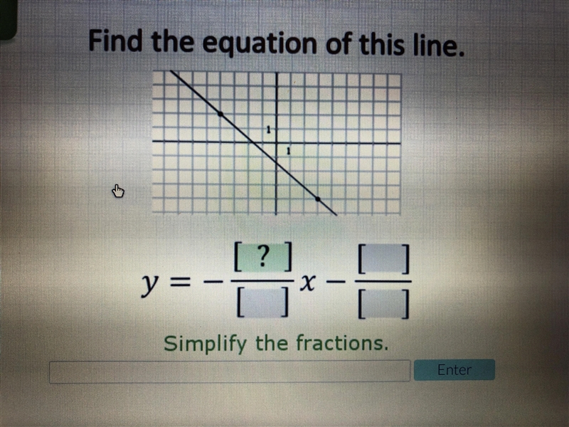 Find the equation of the line.-example-1