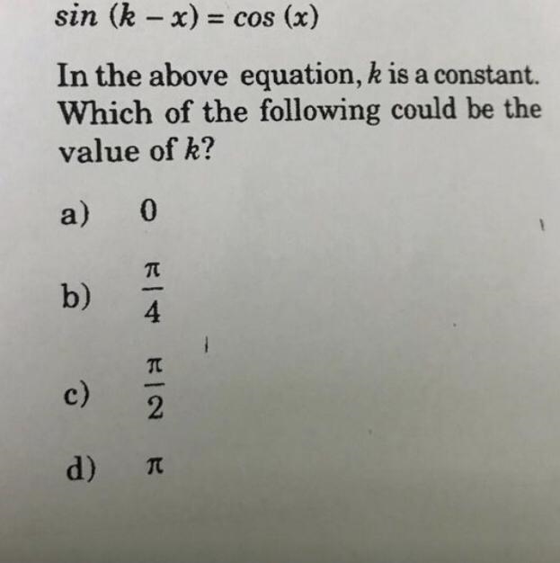 (25 points) What is the value of k? Please explain your answer-example-1