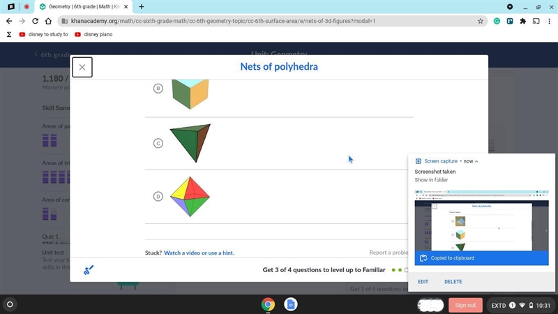 PLEASE HELP ASAP! Identify the shape that can be formed using the following net.-example-3