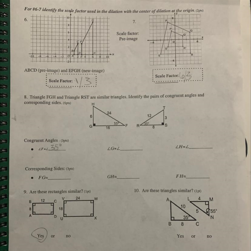 Can I get help with question 6-9 For 6 I’ve already done it I just need assistance-example-1