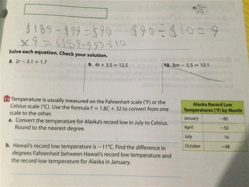 I need help 8,9 and 11-example-1