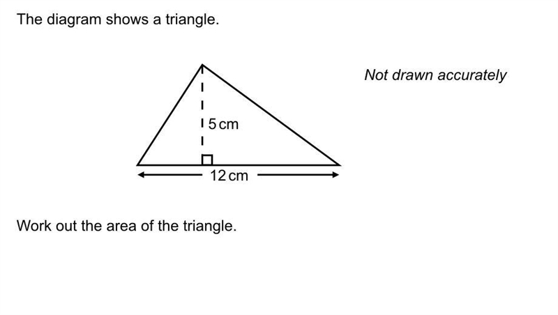 Work out the area of the triangle?-example-1