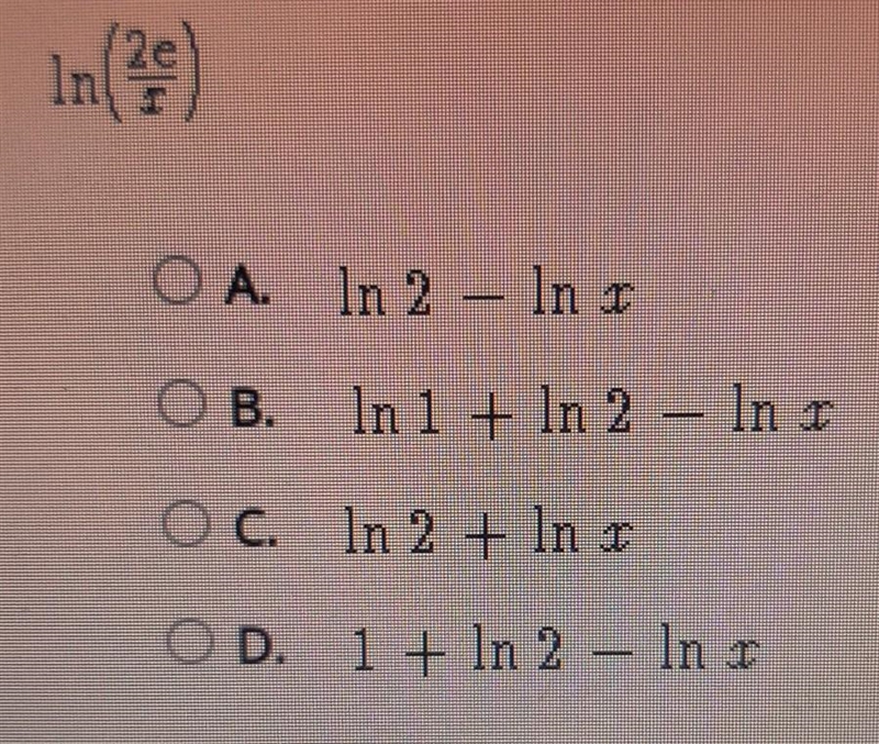 Which expression is equivalent to the given expression?​-example-1