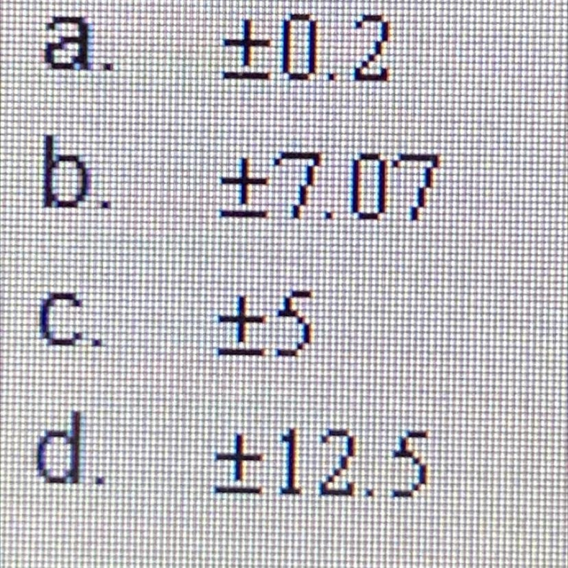 Please ! solve the following equation algebraically: 2x²=50￼-example-1