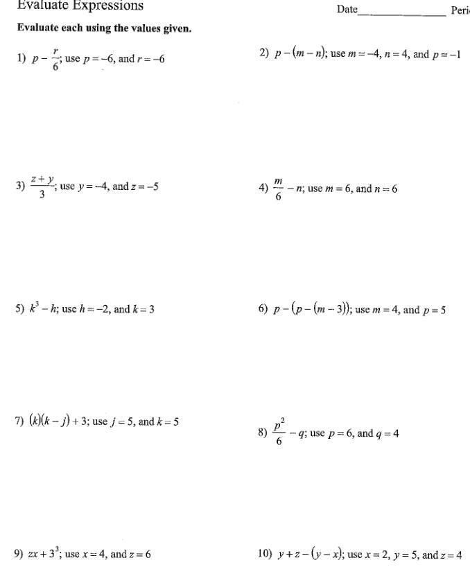 I need help asap. Evaluate Expressions-example-1