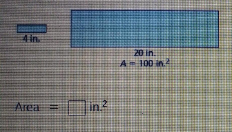 PLEASE HELP!!! The polygons are similar. The area of one polygon is given. Find the-example-1