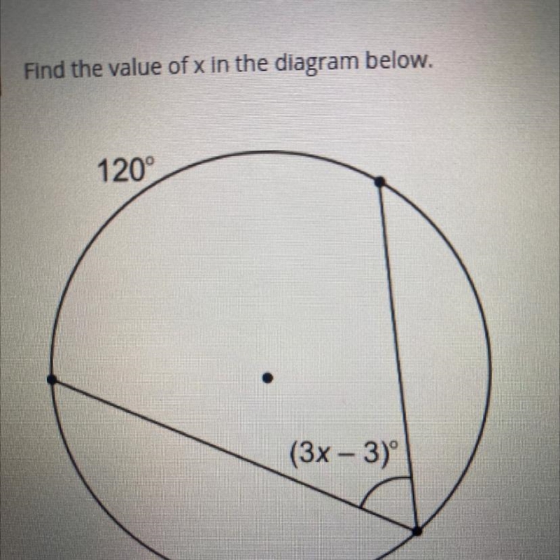 Find the value of x in the diagram-example-1