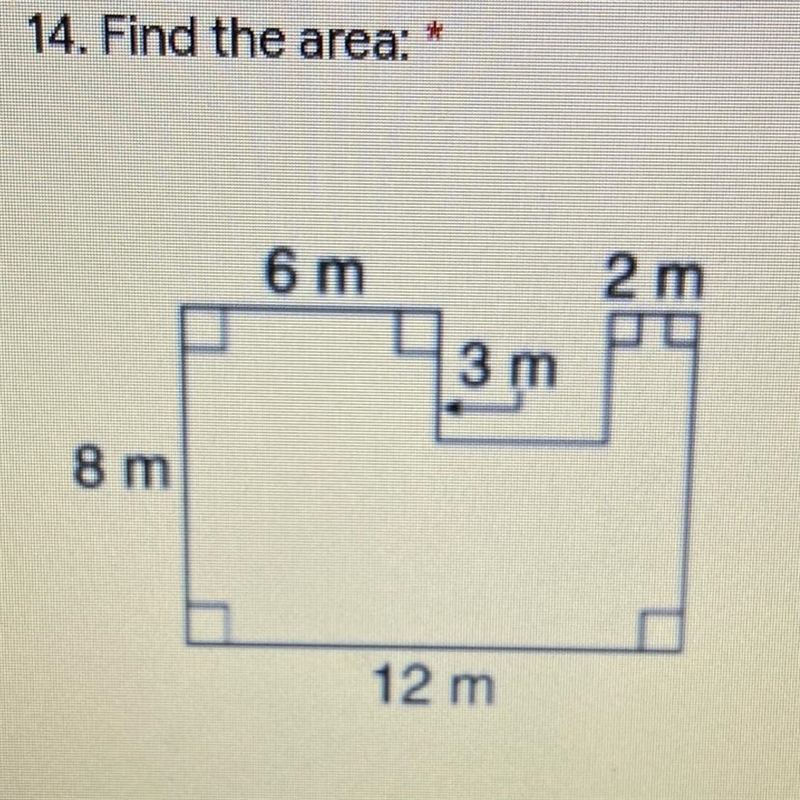 96 sq meters 144 sq meters 84 sq meters 102 sq meters Pls show work I get different-example-1