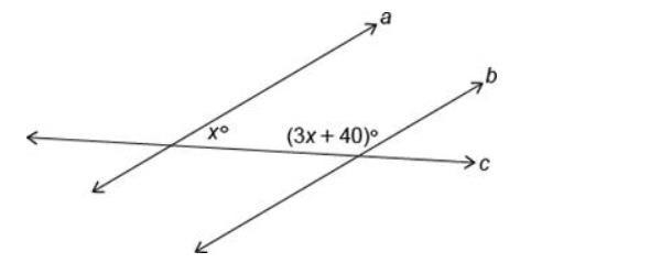 Find the value of x for which a || b.-example-1