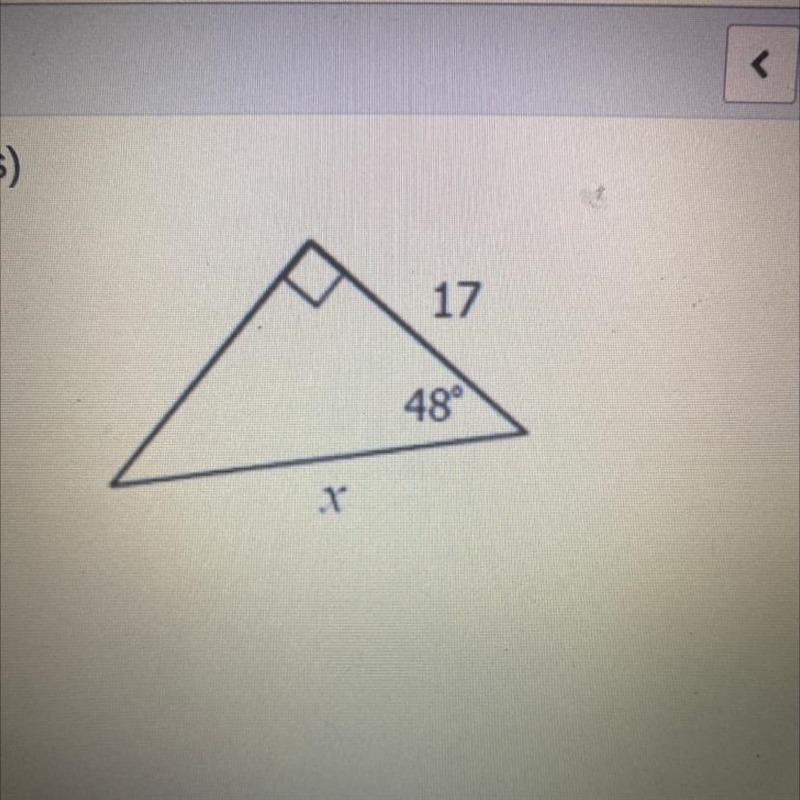 Find the missing side length please help!-example-1