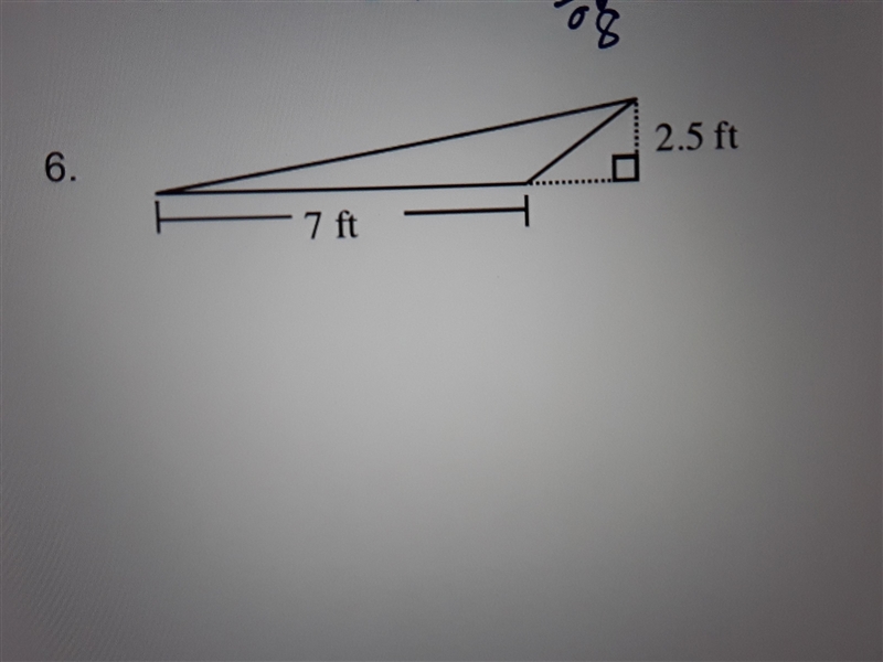 What the area for thos? A= 1/2 (bxh)-example-1