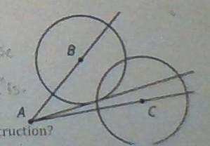 What mistake was made in the construction of this angle bisector?-example-1