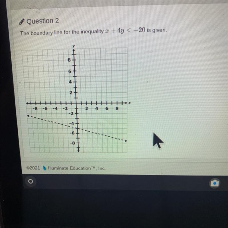 Determine if each ordered pair is a part of the solution set of the linear inequality-example-1