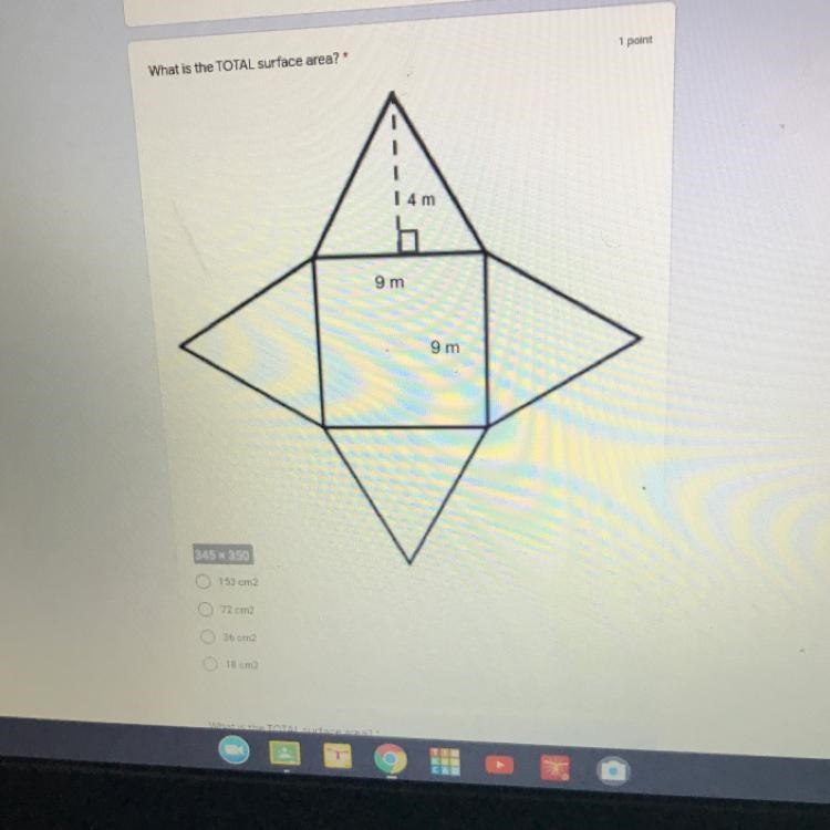 What is the total surface area?-example-1