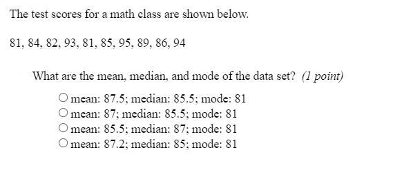 Find the mean, median, and mode I'm just too lazy to do it Thanks for your help :)-example-1