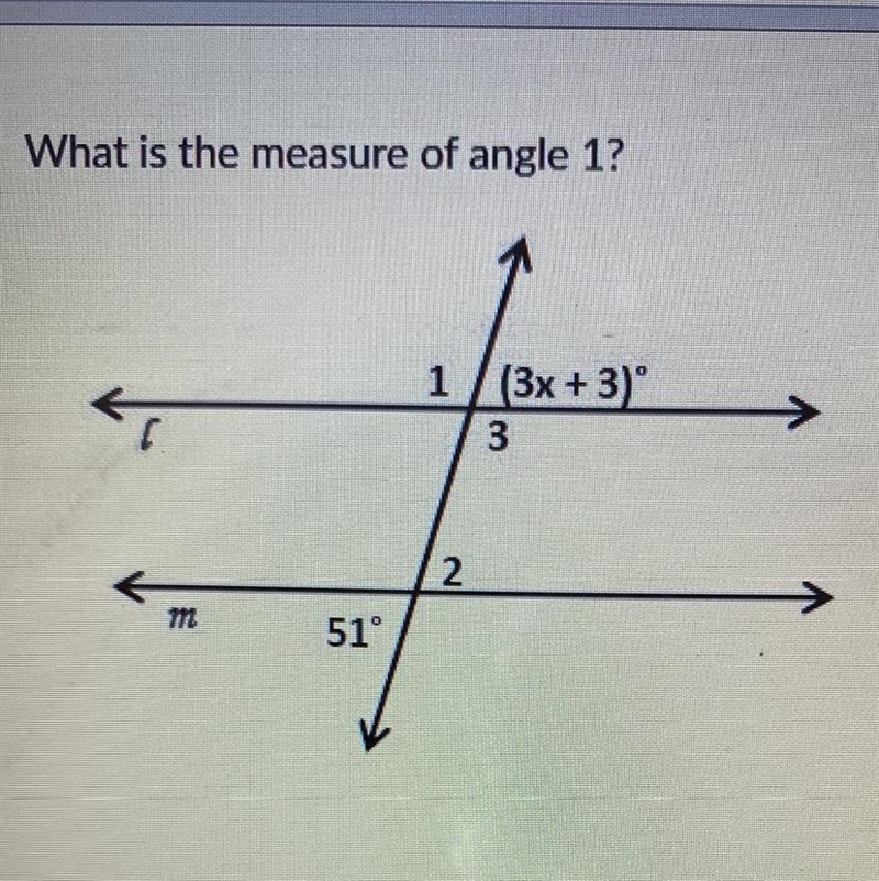 What is the measure of angle 1?-example-1