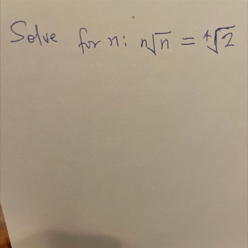 Solve for n. With explanation and workings-example-1