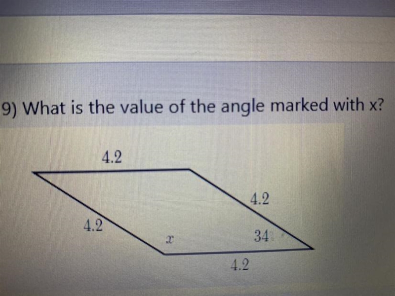 What the value of the angle marked with x is-example-1