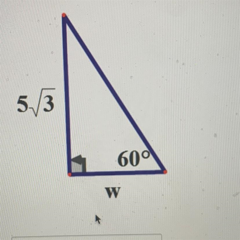 For the right triangle find the missing length. Round your answer to the nearest tenth-example-1