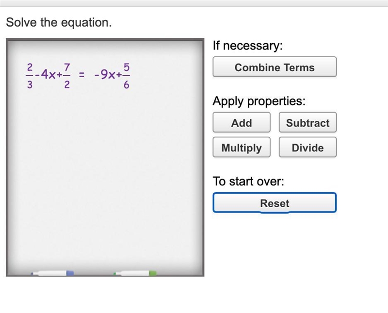 Solving Linear Equations: Variables on Both Sides I really need this please!-example-1