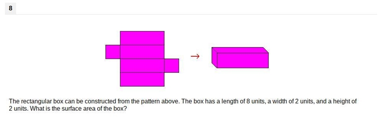 The rectangular box can be constructed from the pattern above. The box has a length-example-1