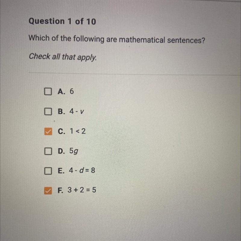 Is there any other ones that are mathematical sentences ?-example-1