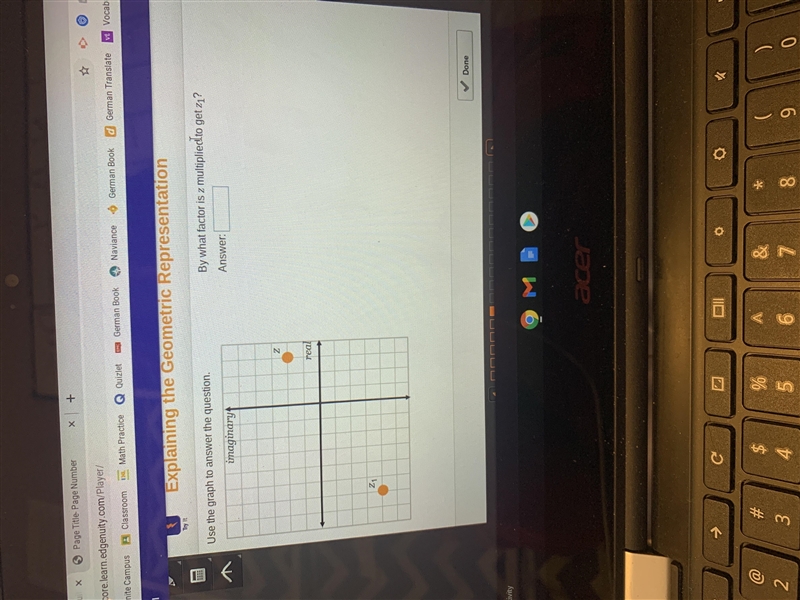 By what factor is z multiplied to get z1?-example-1