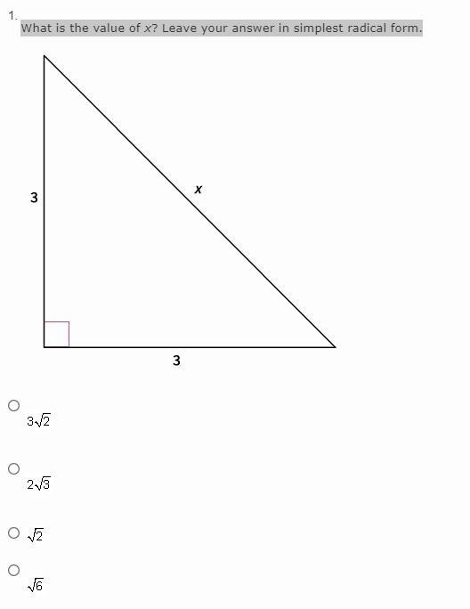 The Pythagorean Theorem (image below)-example-1