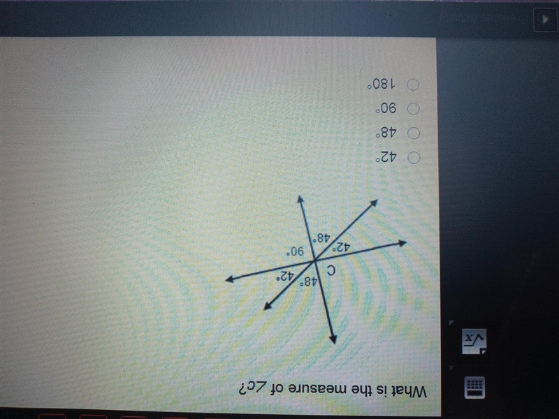 What is the measure of Angle-example-1