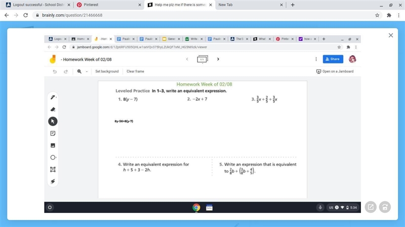 Plz help me do 2,3,4,5 I did 1 but 2,3,4,5 it is hard for me, please.-example-1