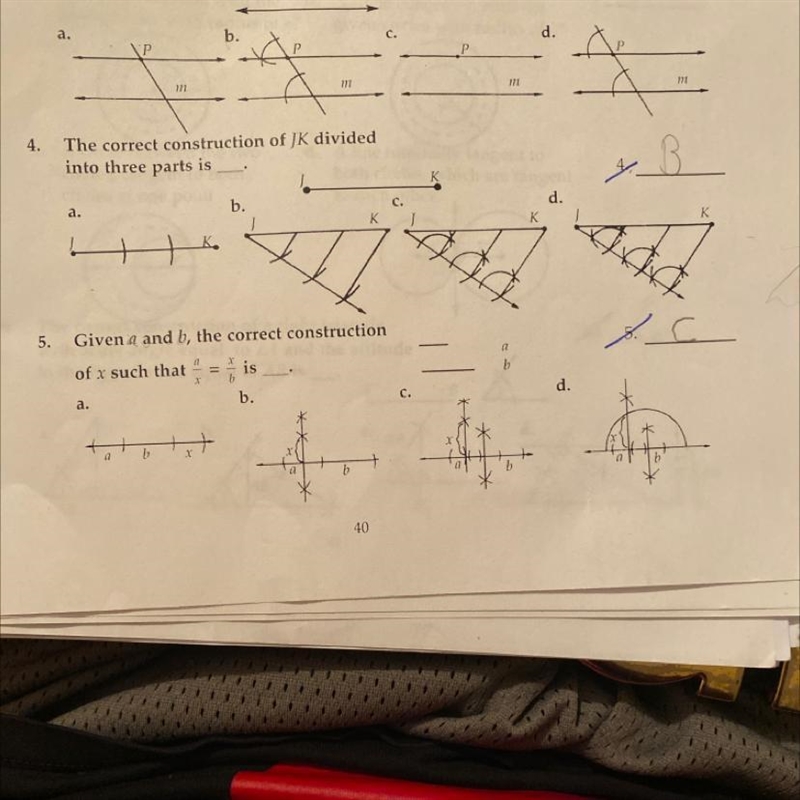 Need help with number 4 and 5-example-1