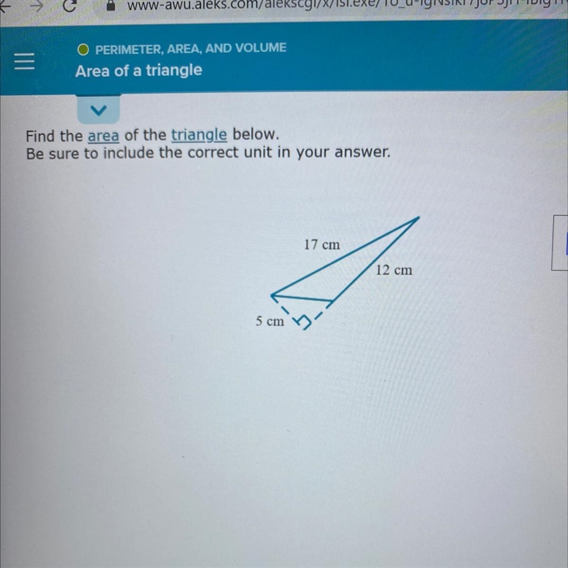 17 cm 12 cm 5 cm pls help-example-1