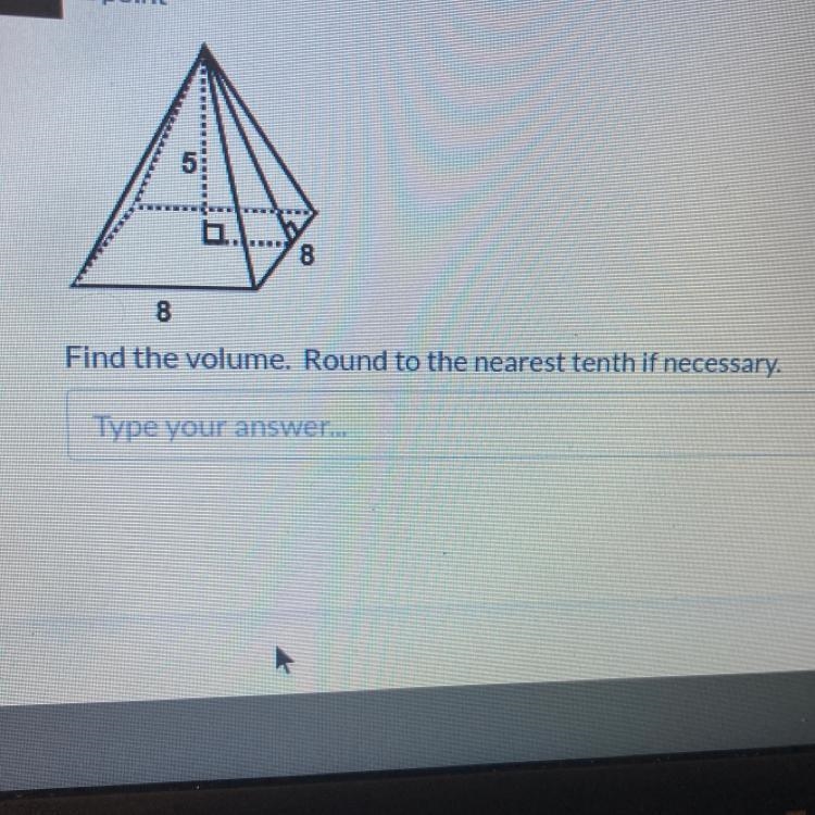 Find the volume. Round to the nearest tenth if necessary-example-1