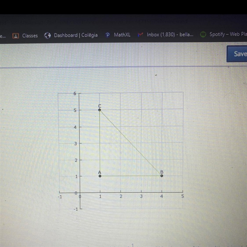 GEOMETRY PLEASE HELP!!!!!!! If the triangle shown in the diagram is dilated by a scale-example-1