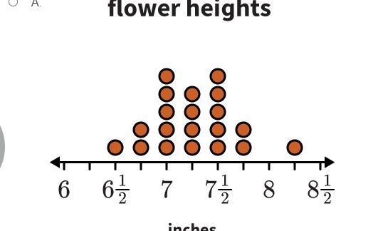 Janette measures the heights in inches of some of the flowers in her garden to see-example-1