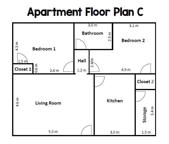 In most residence, the largest bedroom is considered the Masters Bedroom. Which bedroom-example-1