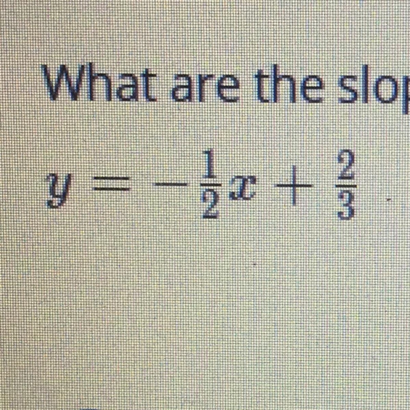 What are the slope and y-intercept of the graph of the equation?-example-1