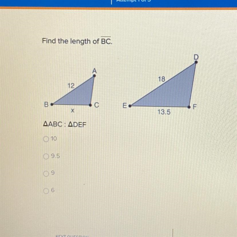 PLEASE HURRY ! Find the length of BC.-example-1