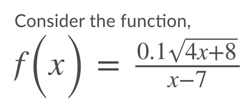 Determine the domain of the function showing the steps. Algebra-example-1